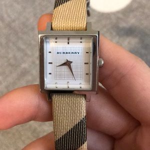 burberry square watch